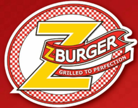 Z Z-BURGER GRILLED TO PERFECTION Logo (USPTO, 10/24/2010)