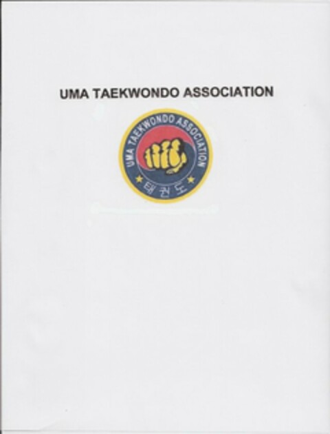 UMA TAEKWONDO ASSOCIATION Logo (USPTO, 21.12.2010)