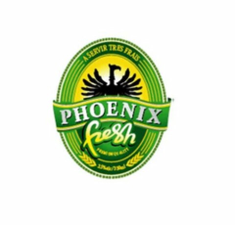 A SERVIR TRES FRAIS PHOENIX FRESH Logo (USPTO, 08.04.2011)