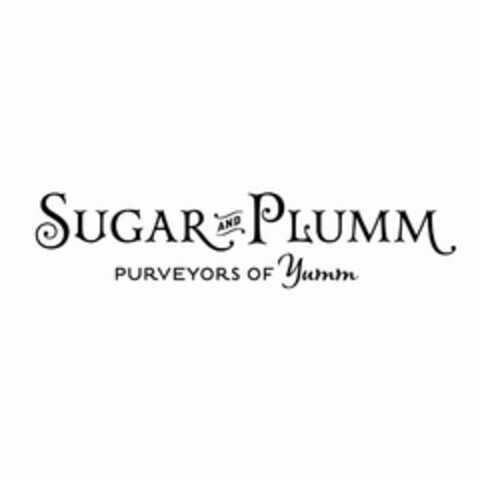 SUGAR AND PLUMM PURVEYORS OF YUMM Logo (USPTO, 07/08/2011)