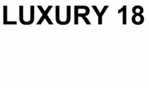 LUXURY 18 Logo (USPTO, 10.02.2012)