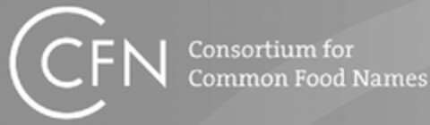 CFN CONSORTIUM FOR COMMON FOOD NAMES Logo (USPTO, 03/26/2012)