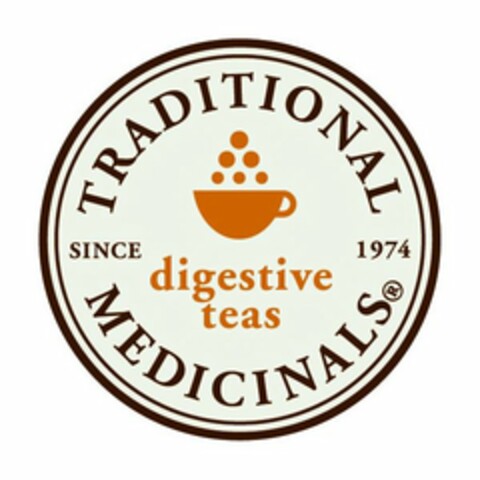 TRADITIONAL MEDICINALS DIGESTIVE TEAS SINCE 1974 Logo (USPTO, 04.05.2012)