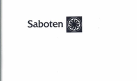 SABOTEN Logo (USPTO, 06/26/2012)