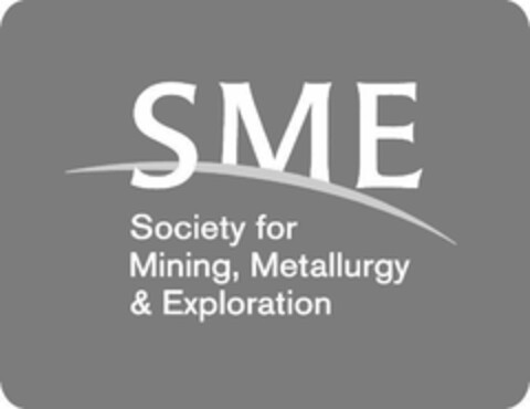 SME SOCIETY FOR MINING, METALLURGY & EXPLORATION Logo (USPTO, 22.08.2012)