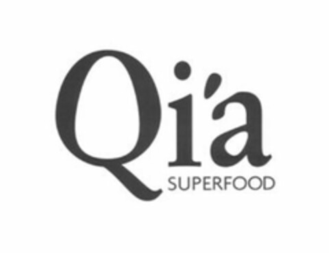 QI'A SUPERFOOD Logo (USPTO, 05.10.2012)