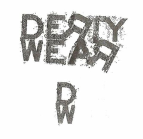 DERTY WEAR DW Logo (USPTO, 28.03.2013)