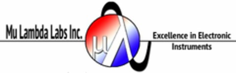 MU LAMBDA LABS INC. EXCELLENCE IN ELECTRONIC INSTRUMENTS Logo (USPTO, 08/19/2013)