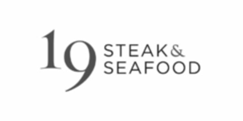 19 STEAK & SEAFOOD Logo (USPTO, 01/28/2014)