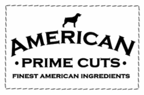 AMERICAN PRIME CUTS FINEST AMERICAN INGREDIENTS Logo (USPTO, 28.07.2014)