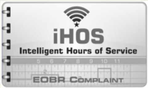 IHOS INTELLIGENT HOURS OF SERVICE 5 6 7 8 9 10 11 2 EOBR COMPLAINT Logo (USPTO, 08.10.2014)