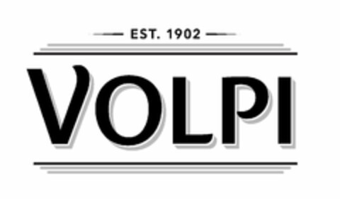 VOLPI EST. 1902 Logo (USPTO, 05.06.2015)