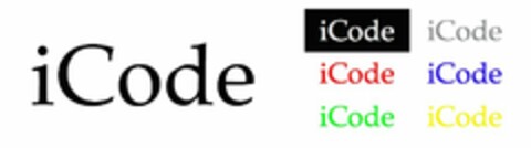 ICODE Logo (USPTO, 06.06.2015)