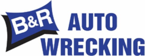 B&R AUTO WRECKING Logo (USPTO, 02/26/2016)