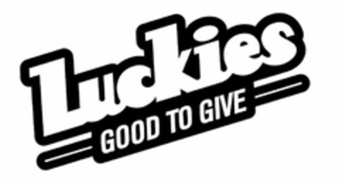 LUCKIES GOOD TO GIVE Logo (USPTO, 02/29/2016)