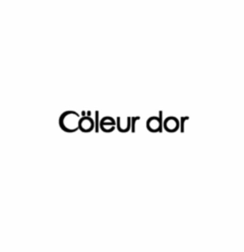 COLEUR DOR Logo (USPTO, 05.04.2016)