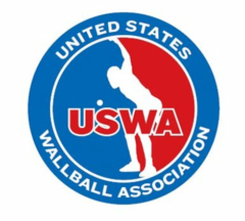 USWA UNITED STATES WALLBALL ASSOCIATION Logo (USPTO, 06.09.2016)