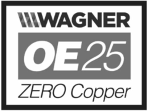 WAGNER OE25 ZERO COPPER Logo (USPTO, 30.05.2017)
