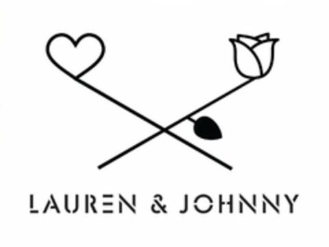 LAUREN & JOHNNY Logo (USPTO, 05/21/2018)