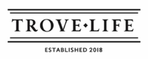 TROVELIFE ESTABLISHED 2018 Logo (USPTO, 24.05.2018)