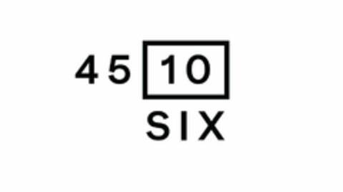 45 10 SIX Logo (USPTO, 12.07.2018)