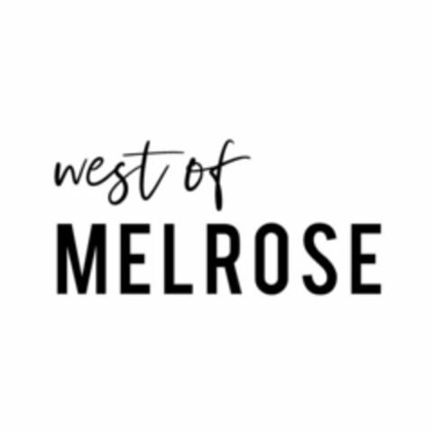 WEST OF MELROSE Logo (USPTO, 11.03.2019)