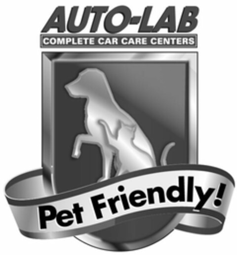 AUTO-LAB COMPLETE CAR CARE CENTERS PET FRIENDLY! Logo (USPTO, 17.04.2019)