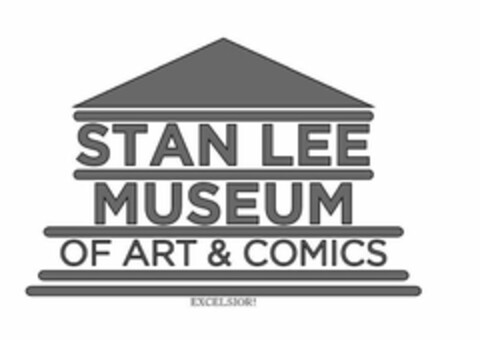 STAN LEE MUSEUM OF ART & COMICS EXCELSIOR! Logo (USPTO, 06/19/2019)