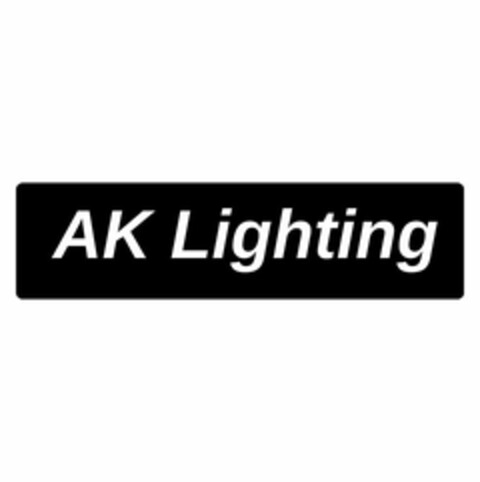 AK LIGHTING Logo (USPTO, 01.08.2019)