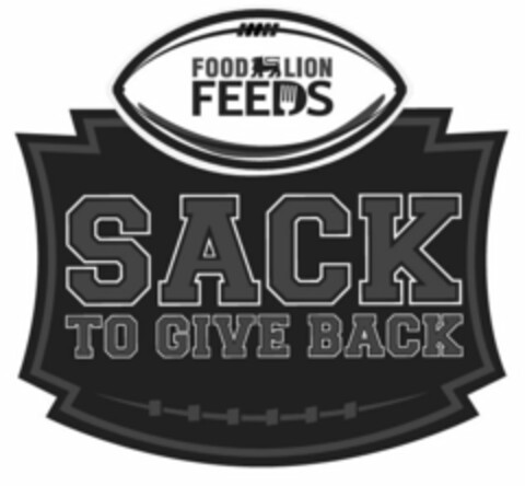 FOOD LION FEEDS SACK TO GIVE BACK Logo (USPTO, 28.08.2019)
