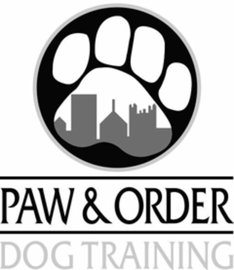 PAW & ORDER DOG TRAINING Logo (USPTO, 09.09.2019)