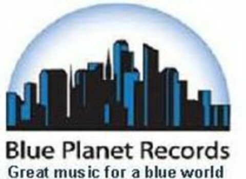 BLUE PLANET RECORDS GREAT MUSIC FOR A BLUE WORLD Logo (USPTO, 02.10.2019)