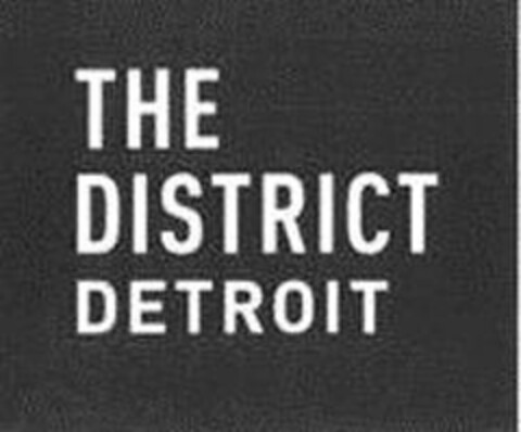 THE DISTRICT DETROIT Logo (USPTO, 03.10.2019)