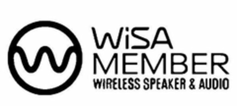 W WISA MEMBER WIRELESS SPEAKER & AUDIO Logo (USPTO, 12.02.2020)