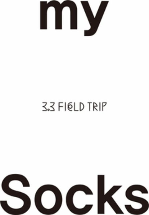 MY 3.3 FIELD TRIP SOCKS Logo (USPTO, 24.04.2020)