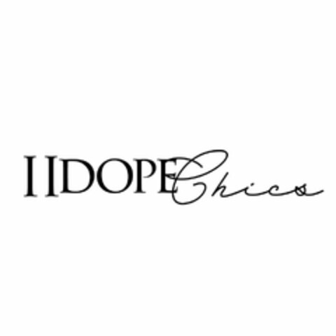 II DOPE CHICS Logo (USPTO, 04.05.2020)