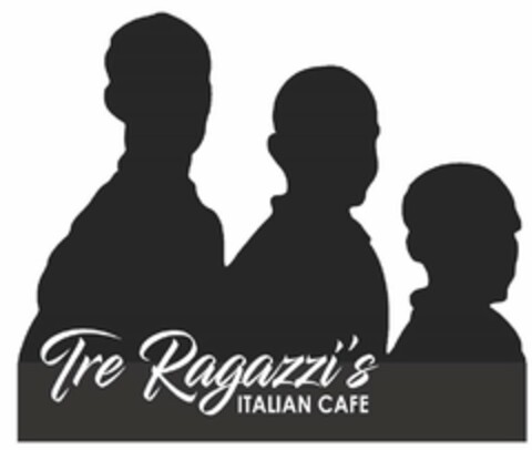 TRE RAGAZZI'S ITALIAN CAFE Logo (USPTO, 14.05.2020)