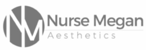 NM NURSE MEGAN AESTHETICS Logo (USPTO, 10.06.2020)