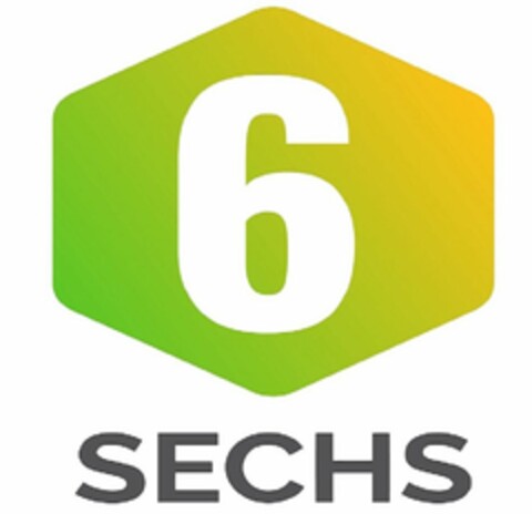 6 AND SECHS Logo (USPTO, 06/30/2020)