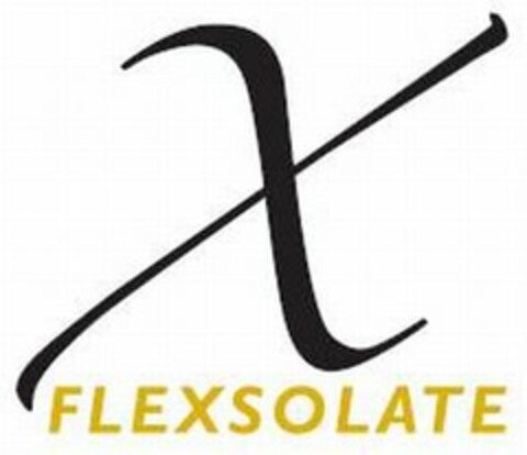 X FLEXSOLATE Logo (USPTO, 12.06.2009)