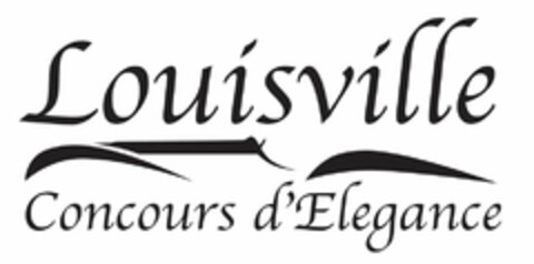 LOUISVILLE CONCOURS D'ELEGANCE Logo (USPTO, 18.06.2009)