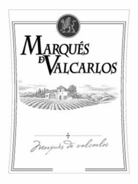 MARQUÉS DE VALCARLOS Logo (USPTO, 14.10.2009)