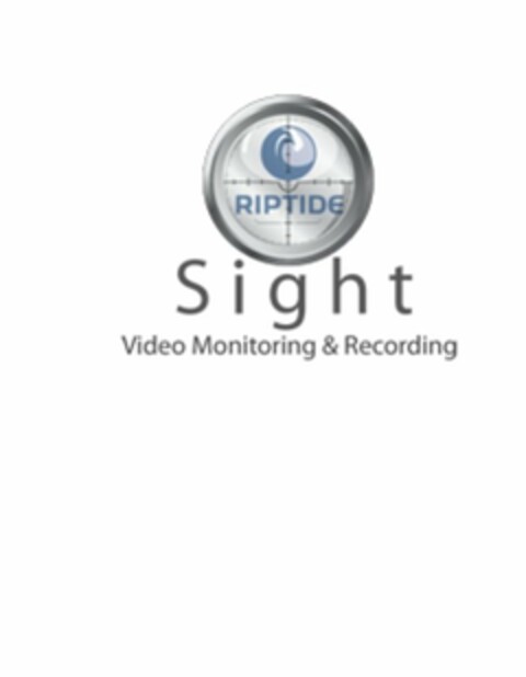 RIPTIDE SIGHT VIDEO MONITORING & RECORDING Logo (USPTO, 28.04.2010)