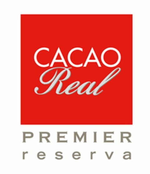 CACAO REAL PREMIER RESERVA Logo (USPTO, 22.12.2010)