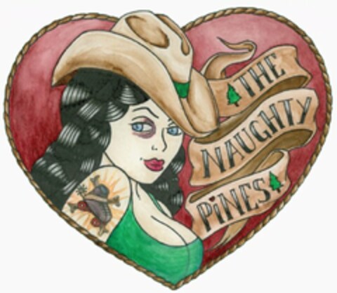 THE NAUGHTY PINES Logo (USPTO, 04/18/2011)