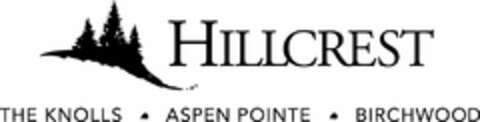 HILLCREST THE KNOLLS · ASPEN POINTE · BIRCHWOOD Logo (USPTO, 25.08.2011)