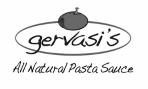 GERVASI'S ALL NATURAL PASTA SAUCE Logo (USPTO, 17.01.2012)