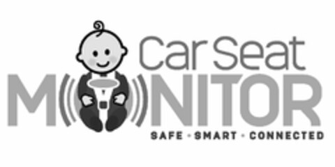 CAR SEAT MONITOR SAFE · SMART · CONNECTED Logo (USPTO, 30.05.2012)