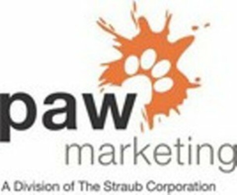 PAW MARKETING A DIVISION OF THE STRAUB CORPORATION Logo (USPTO, 03/20/2013)