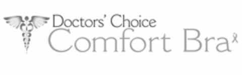 DOCTORS' CHOICE COMFORT BRA Logo (USPTO, 06/11/2013)